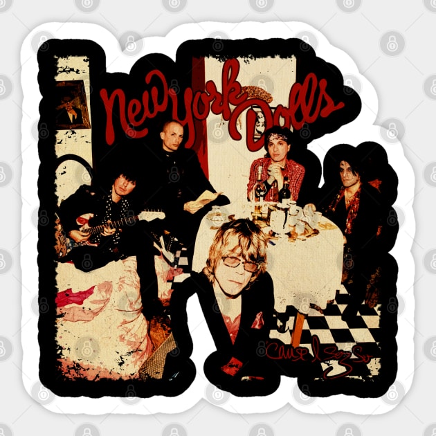 Dollhouse Memories Nostalgic New York Dolls Snaps Sticker by ElenaBerryDesigns